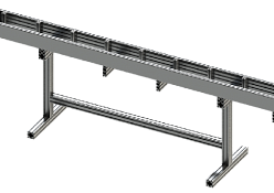 Machine frame Material feed